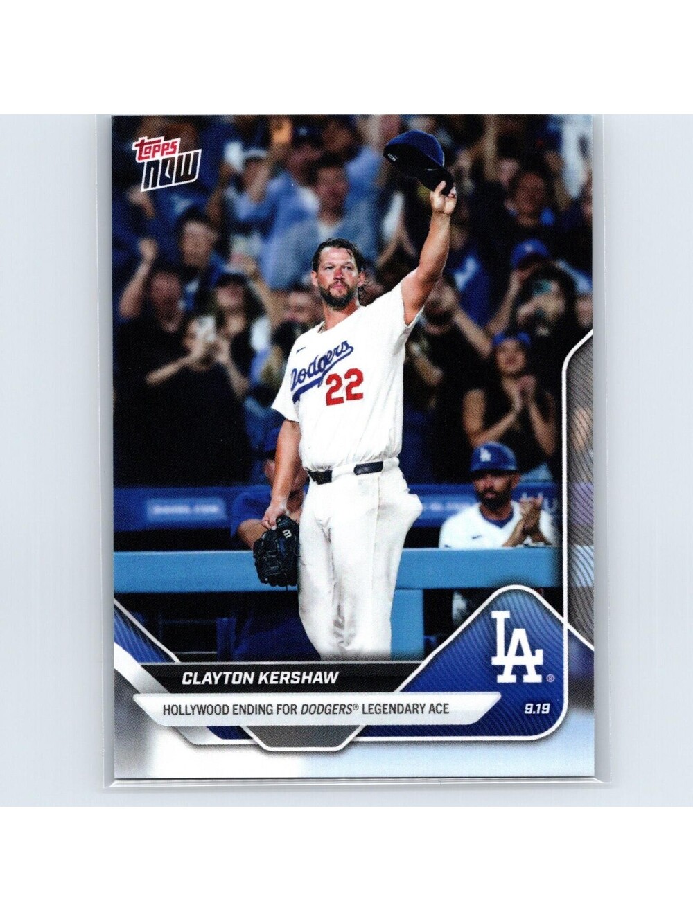 2025 Topps Now MLB - Clayton Kershaw Hollywood Ending - Los Angeles Dodgers